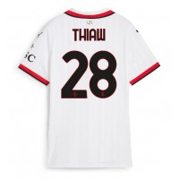 Camisa de Futebol AC Milan Malick Thiaw #28 Equipamento Secundário Mulheres 2024-25 Manga Curta